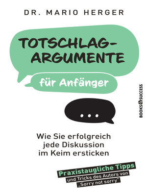 cover image of Totschlagargumente für Anfänger